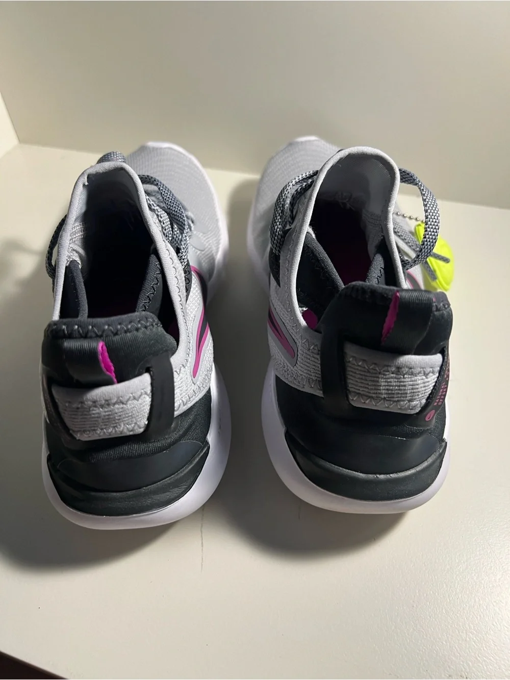 Nike Kids Gray and Pink Athletic Sneakers